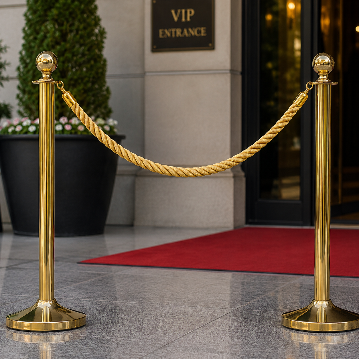Premium Polypropylene Barrier Rope with Snap Ends for Event Management