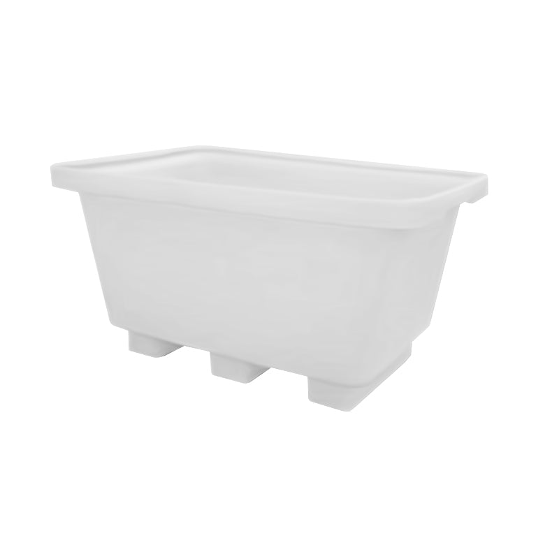 250L Heavy-Duty White Mortar Tub with Forklift Access – Durable Twin-Skin Base, Eco-Friendly Design
