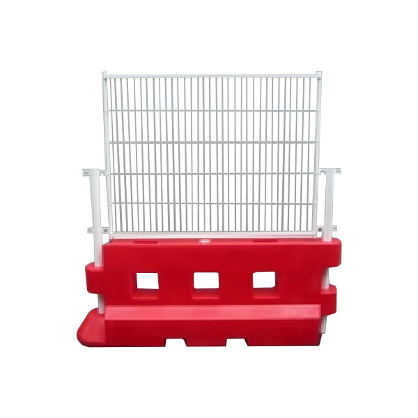 GB2 Heavy Duty Water-Filled Safety Barrier with Mesh & Hoarding Panels – Ultimate Site Security Solution
