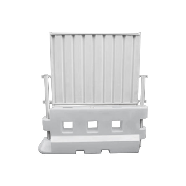 GB2 Heavy Duty Water-Filled Safety Barrier with Mesh & Hoarding Panels – Ultimate Site Security Solution