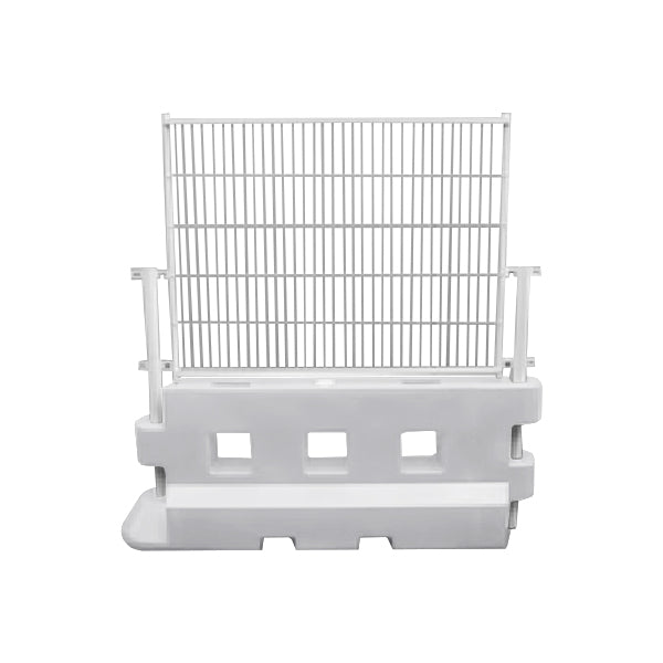 GB2 Heavy Duty Water-Filled Safety Barrier with Mesh & Hoarding Panels – Ultimate Site Security Solution