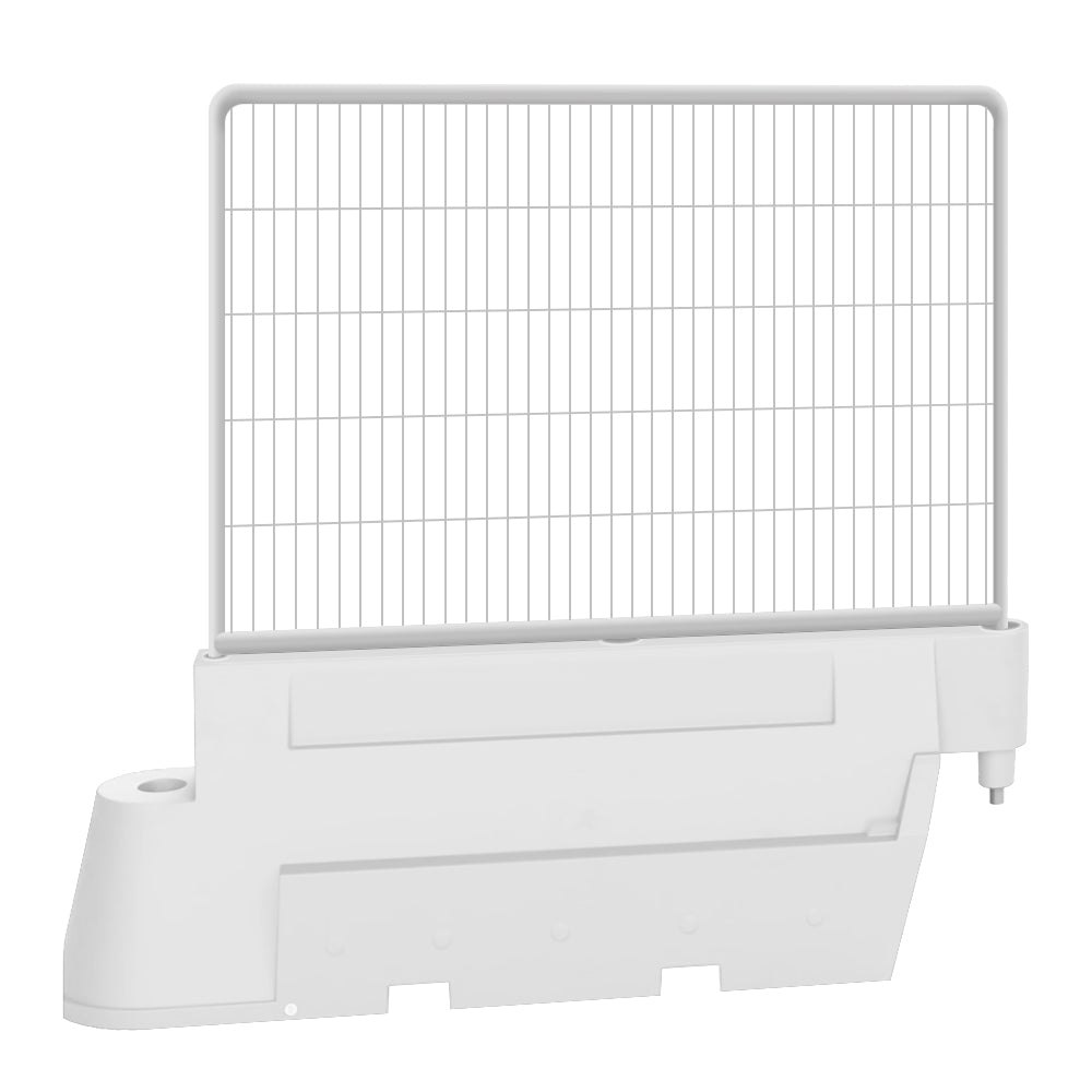 2000 x 800mm Novus Safety Water-Filled Barrier System – Heavy Duty Site Protection with Optional Mesh Panels & Gates