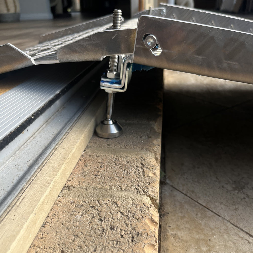 Folding Drive-In Ramp – Lightweight, Folding Threshold Ramp for Vehicle & Wheelchair Access (Up to 150 mm)