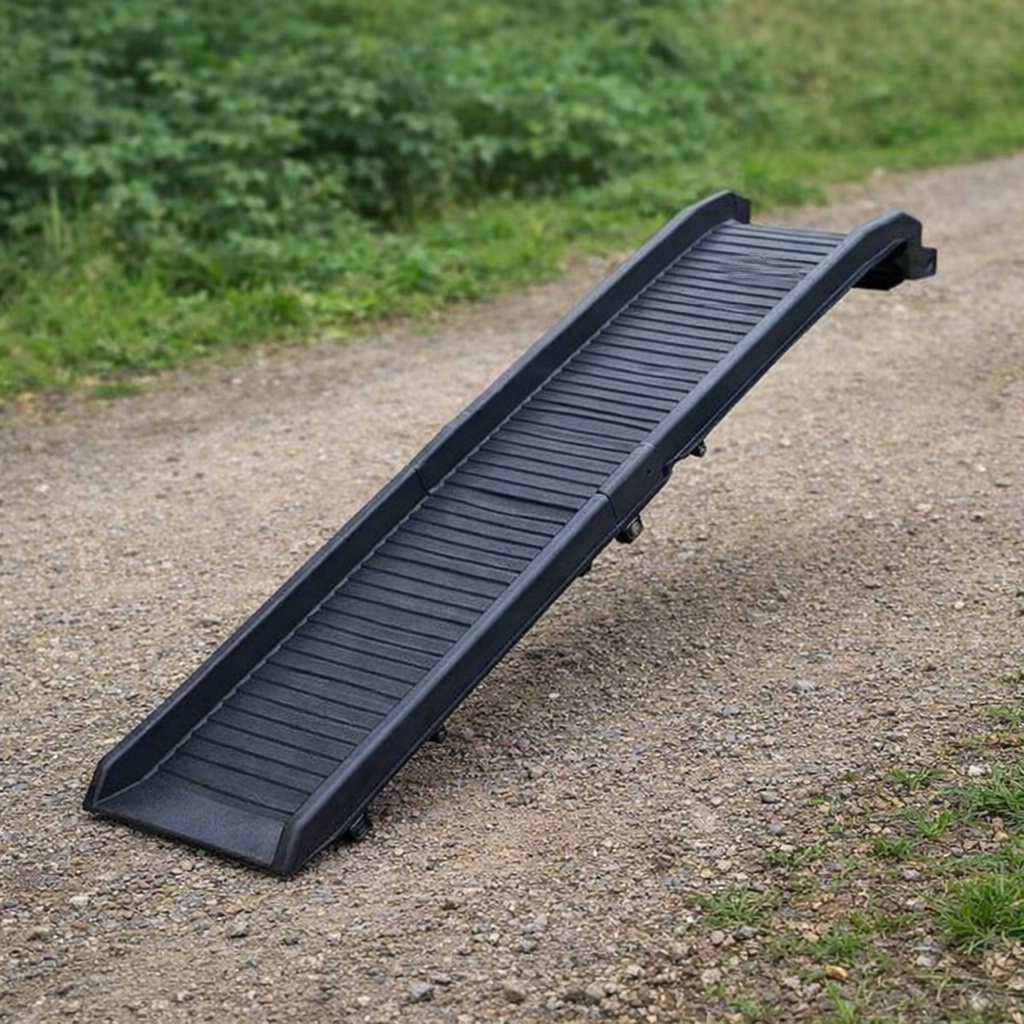 Folding Dog Ramp – 1510mm x 75kg Capacity – Lightweight – Pet Access