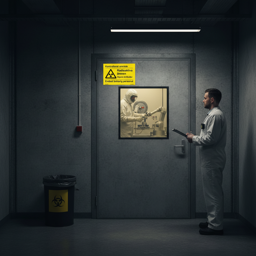 Premium Warning Sign for Controlled Area with Radioactive Materials - Durable Options in Multiple Sizes and Materials