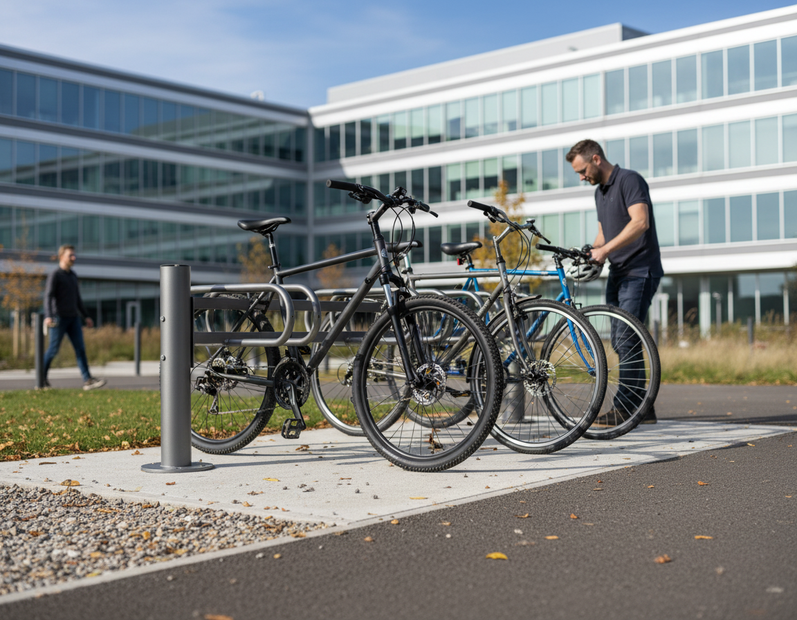 Premium Double-Sided Bicycle Rack - Galvanised Steel with Custom Paint Options for Enhanced Bike Parking Capacity | Barriers