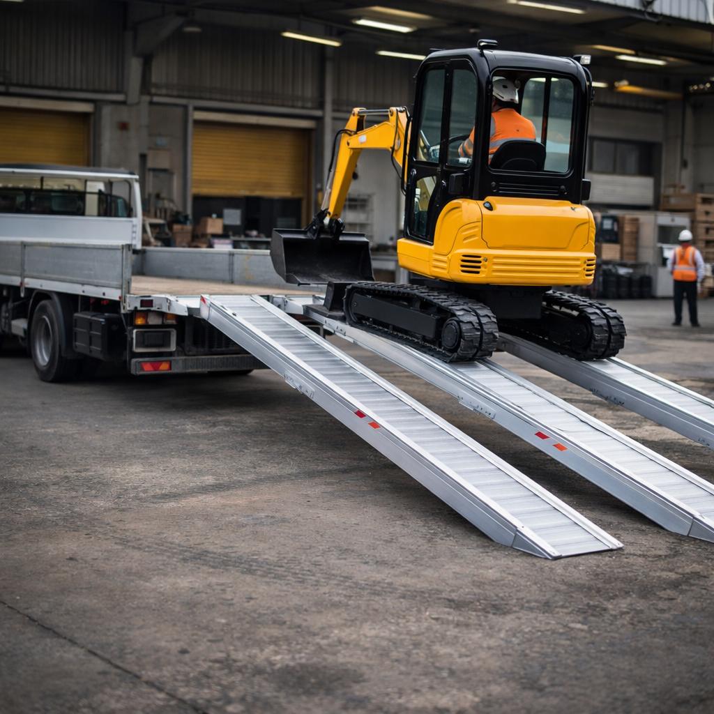 Aluminium Loading Ramps – 3000x400mm – 7000kg Capacity – Heavy Duty