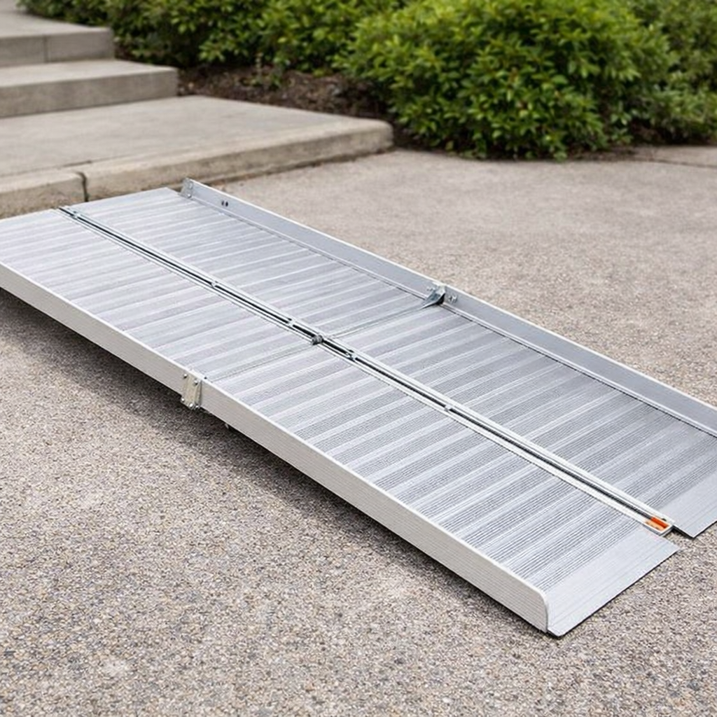 Folding Wheelchair Ramp – 2ft-8ft – 275-300kg Capacity – Mobility Scooter