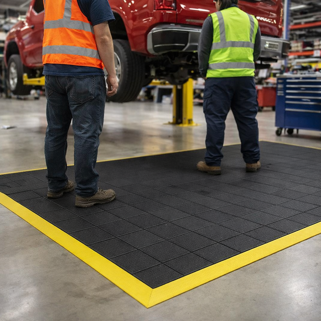 Anti-Fatigue Mat – 91cm x 91cm – Closed Pebble Structure – Commercial Use