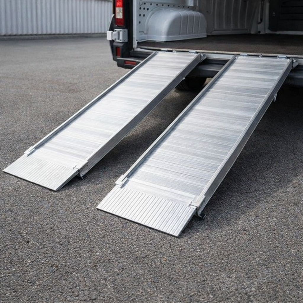 Wide Van Loading Ramps – 500mm Wide – Aluminium – Commercial Use