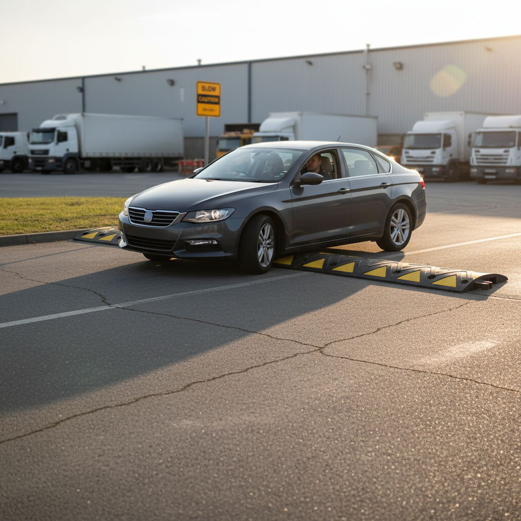 Premium Heavy Duty Speed Bump Centre Section - 50mm & 75mm Options for Enhanced Road Safety