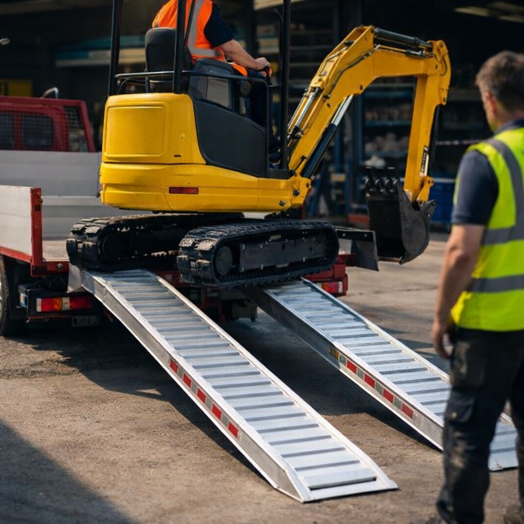Aluminium Loading Ramps – 4500x360mm – 1250kg Capacity – Vehicle Access