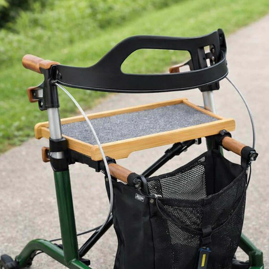 Rollator Tray – White – Easy Clean Design – Mobility Aid