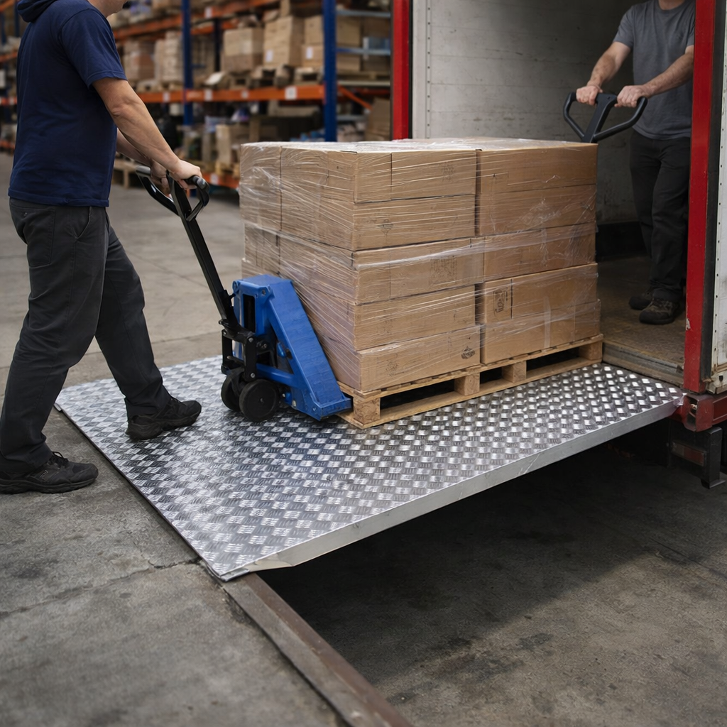 Removable Loading Bridge – 1200mm x 1250mm – 610kg Capacity – Commercial Use