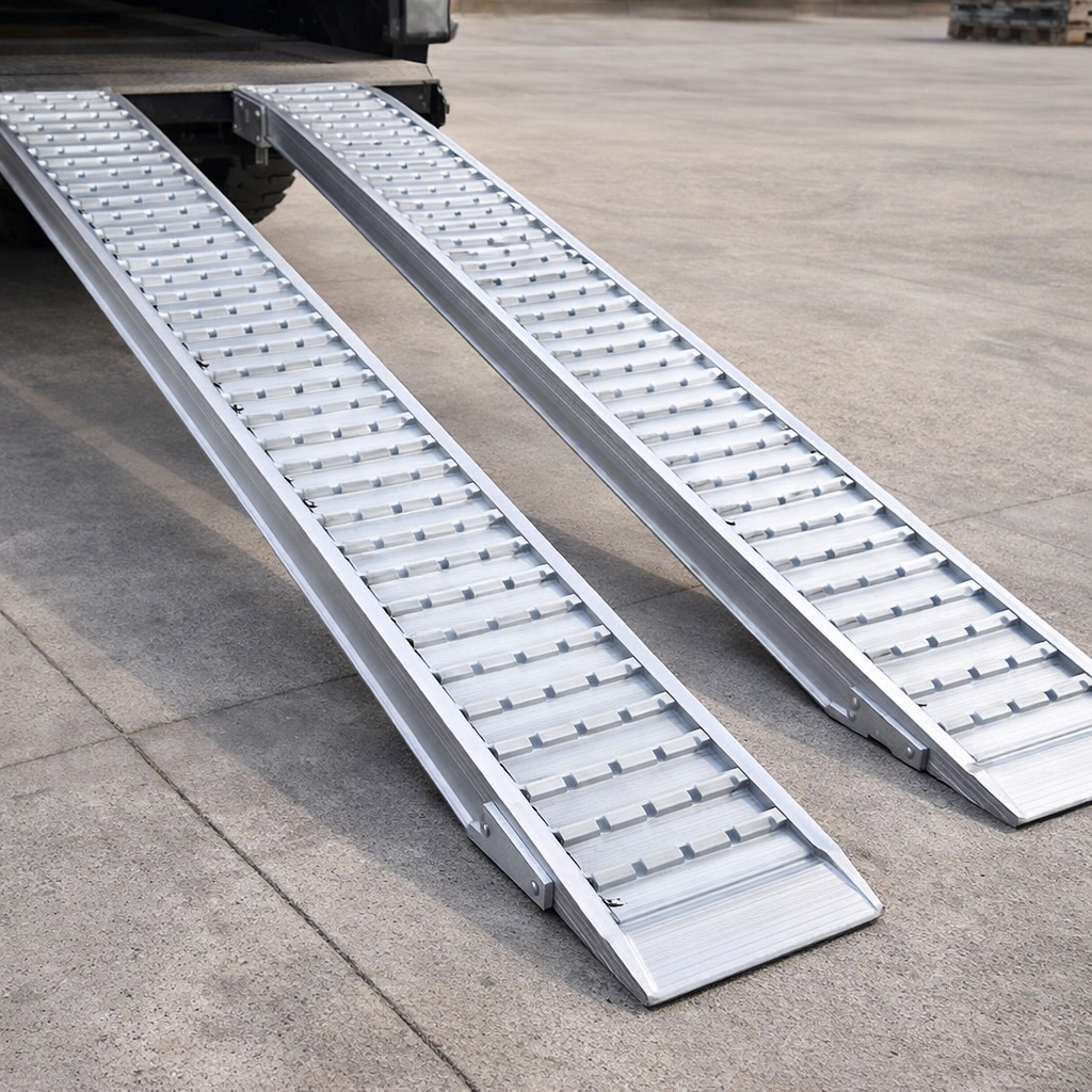 Heavy Duty Aluminium Loading Ramps – 3000x520mm – 18290kg Capacity – Industrial Use