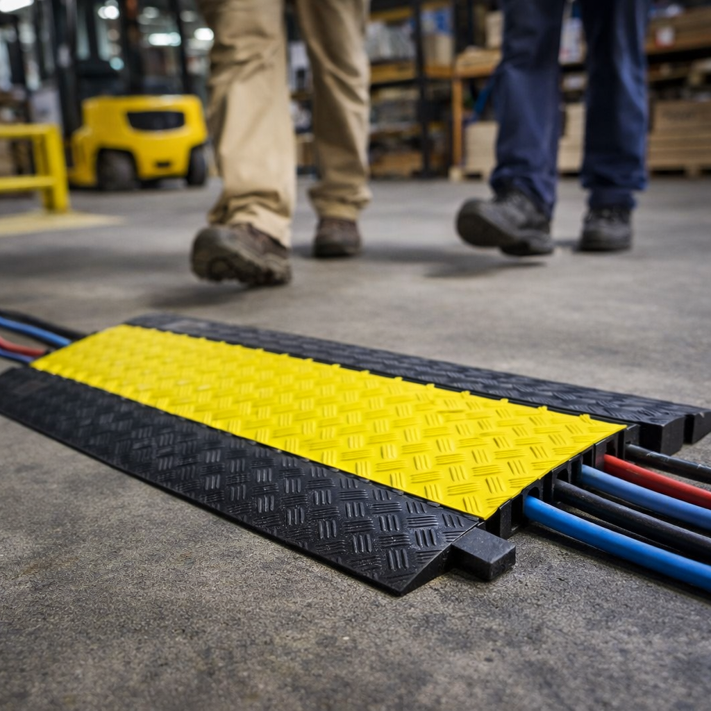 Cable Protector – 5-Channel – Heavy Duty – Indoor/Outdoor