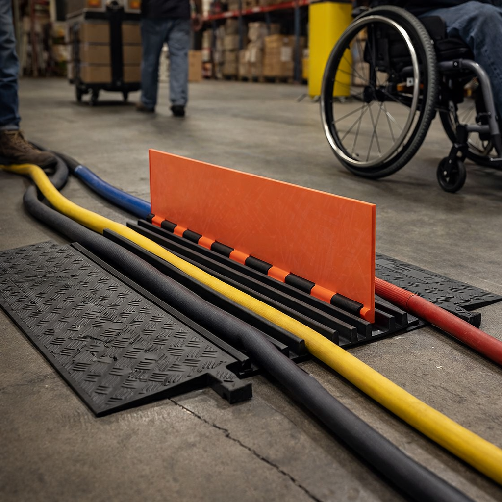 Cable Protector – Low Profile – 5 Channels – ADA Compliant