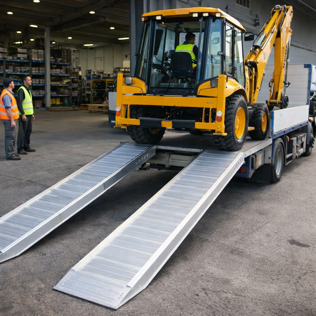 Aluminium Loading Ramps – 3000x510mm – 9000kg Capacity – Industrial Use