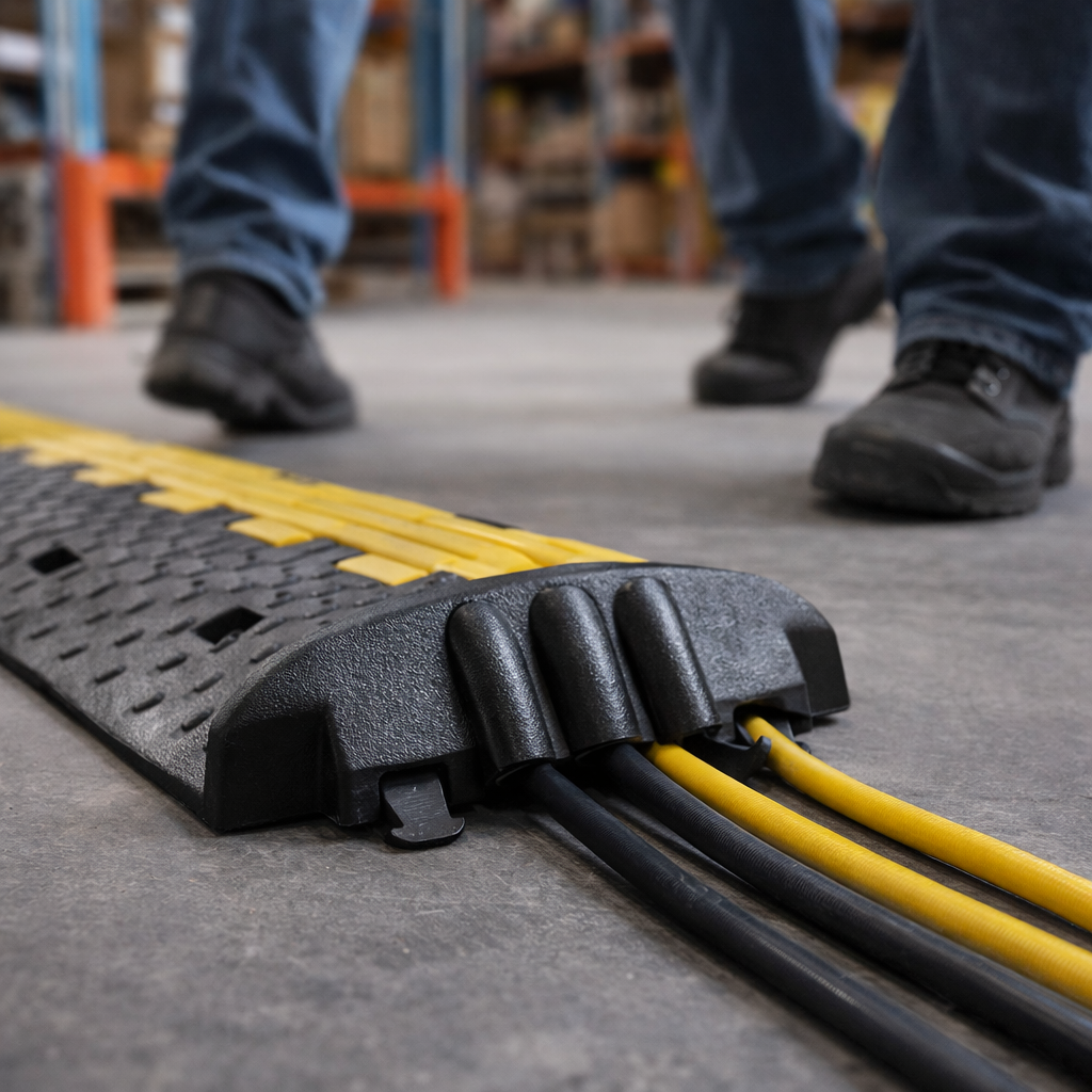 Premium End Ramp – Black – Easy Fit – Cable Protectors