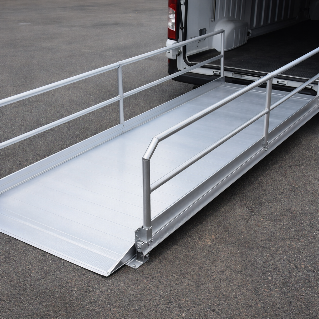 Vehicle Accessible Ramps with Handrails – 5790mm Length – High Capacity – Commercial Use