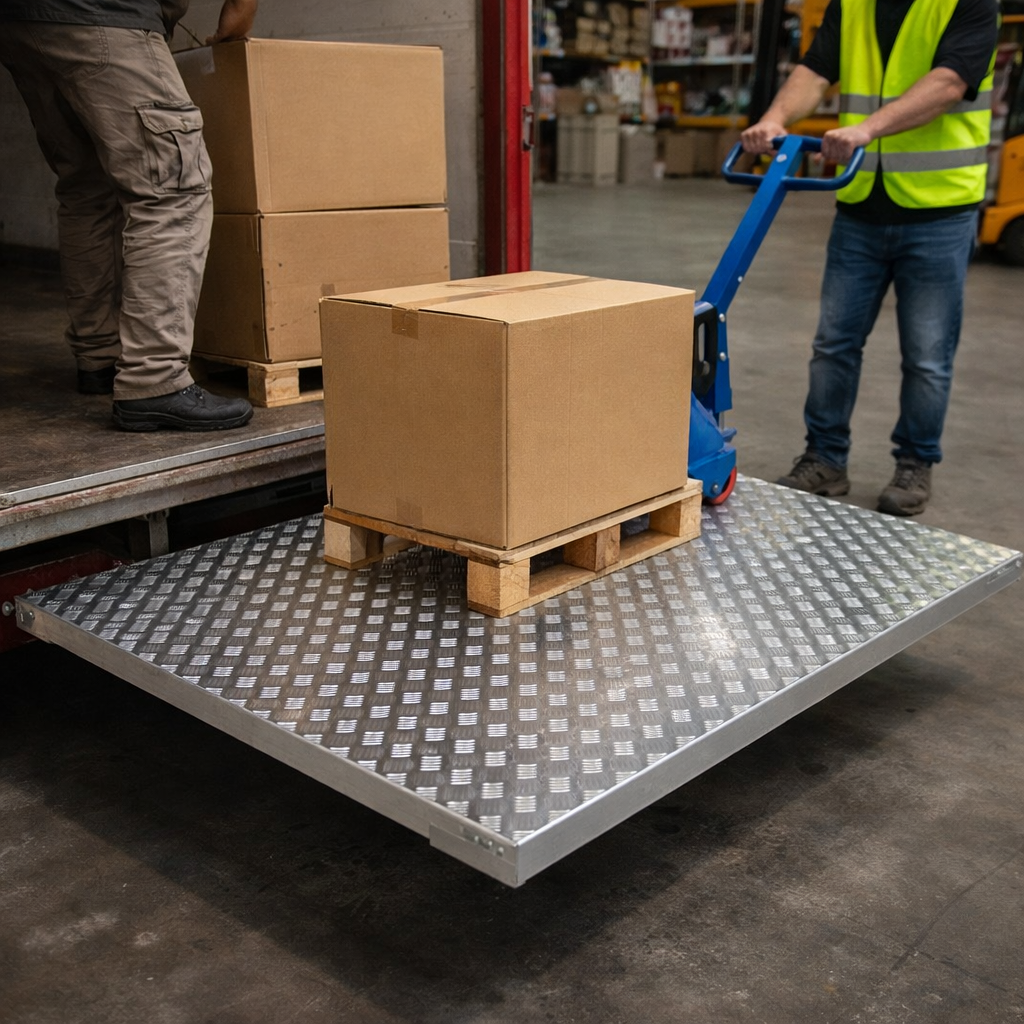 Removable Loading Bridge – 1800mm x 1250mm – 610kg Capacity – Commercial Use