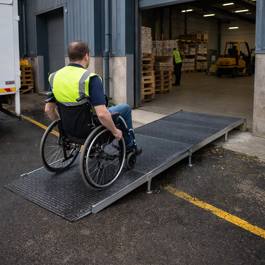 Aluminium Modular Ramp Kit – 900mm x 3000mm – No Handrails – Wheelchair Access