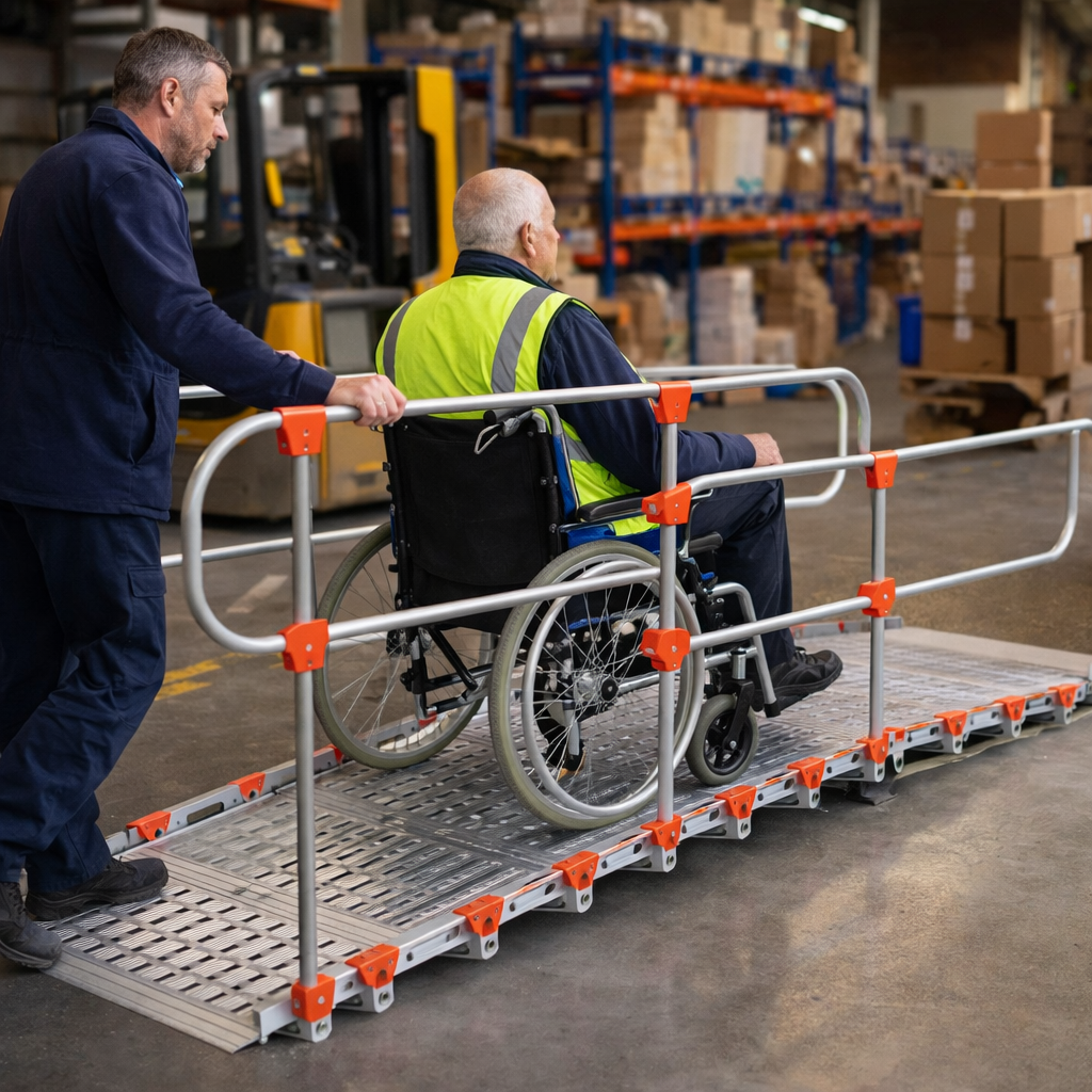 Rollable Handrails – Aluminium – Modular & Easy to Assemble – Outdoor Use