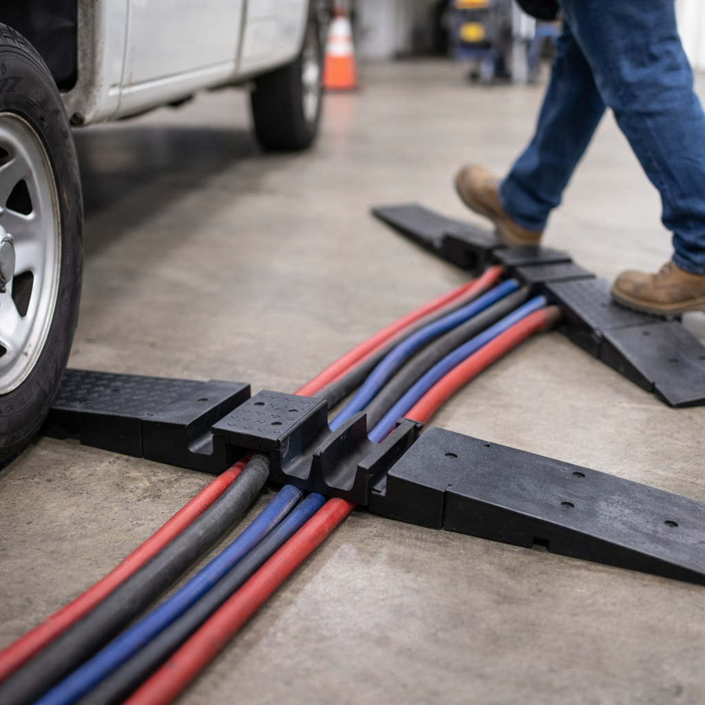 Modular Hose Bridge Ramps – Customisable – Heavy Duty – Indoor/Outdoor