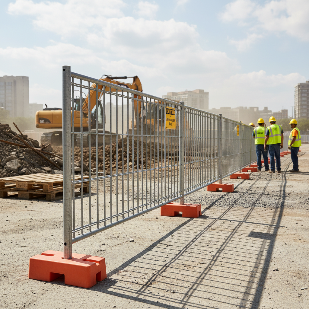 Premium Mobile Fence Panel – Heavy Duty Temporary Fencing Solution with Corrosion Resistance and Climbing Protection