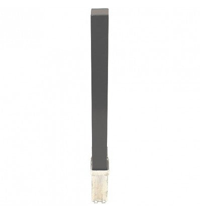 Heavy-Duty Black Removable Security Post with Built-In Combination Padlock – Anti-Theft Driveway & Parking Protection