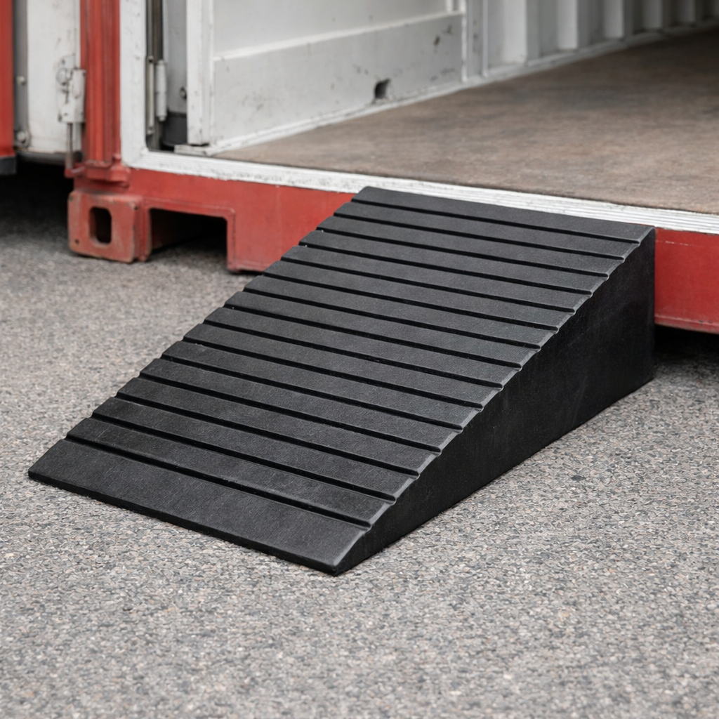 Rubber Threshold Ramp – 114mm-203mm High – Heavy Duty – Wheelchair Access