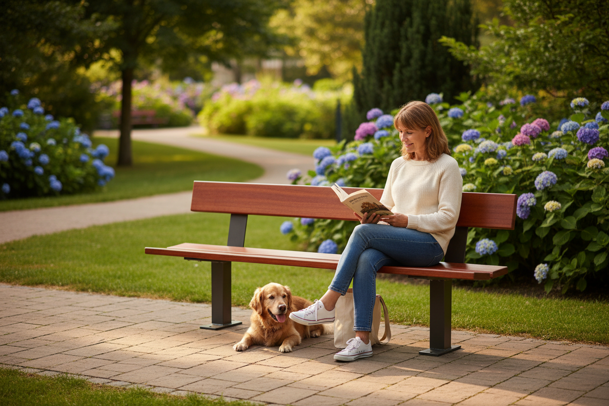 Premium Wooden Pagoda Seat Bench 1.8m - Durable Hardwood with Comfortable Design | Barriers Co