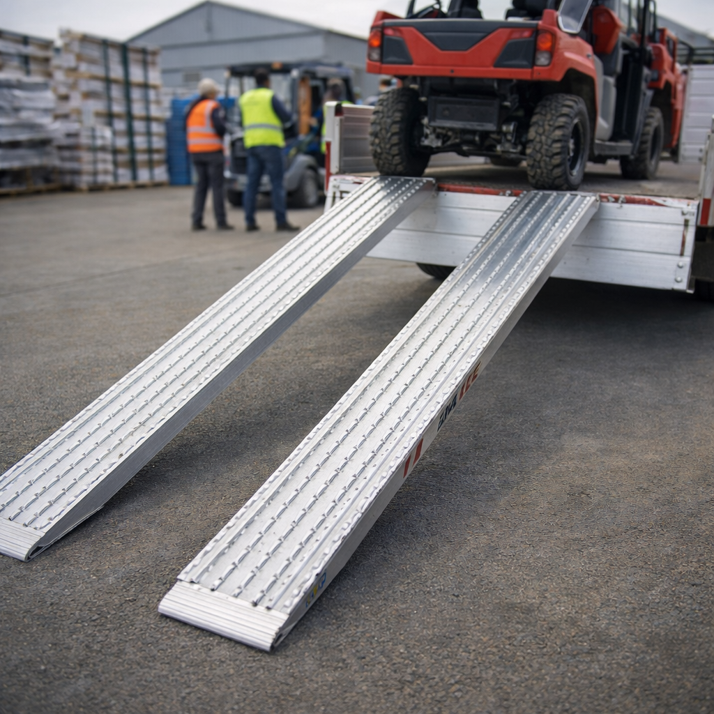 Aluminium Loading Ramps – 5000mm x 520mm – Heavy Duty – Industrial Use