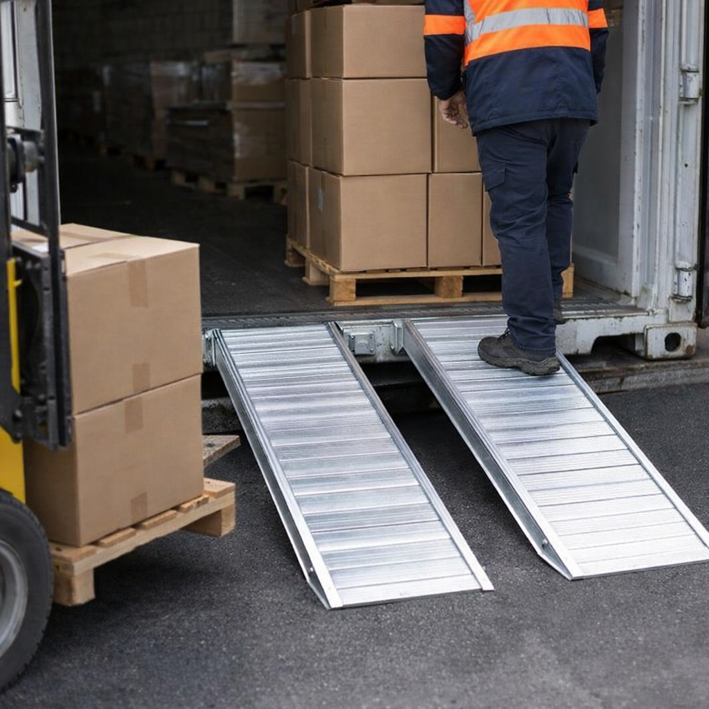 Container Ramps – 500mm x 215mm – 1250kg Capacity – Industrial Use