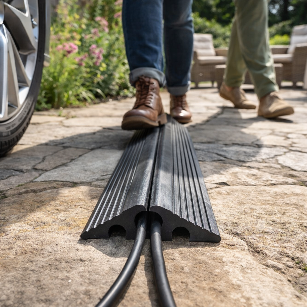 Outdoor Cable Protector – 2000kg Capacity – 40mm Diameter – Commercial Use