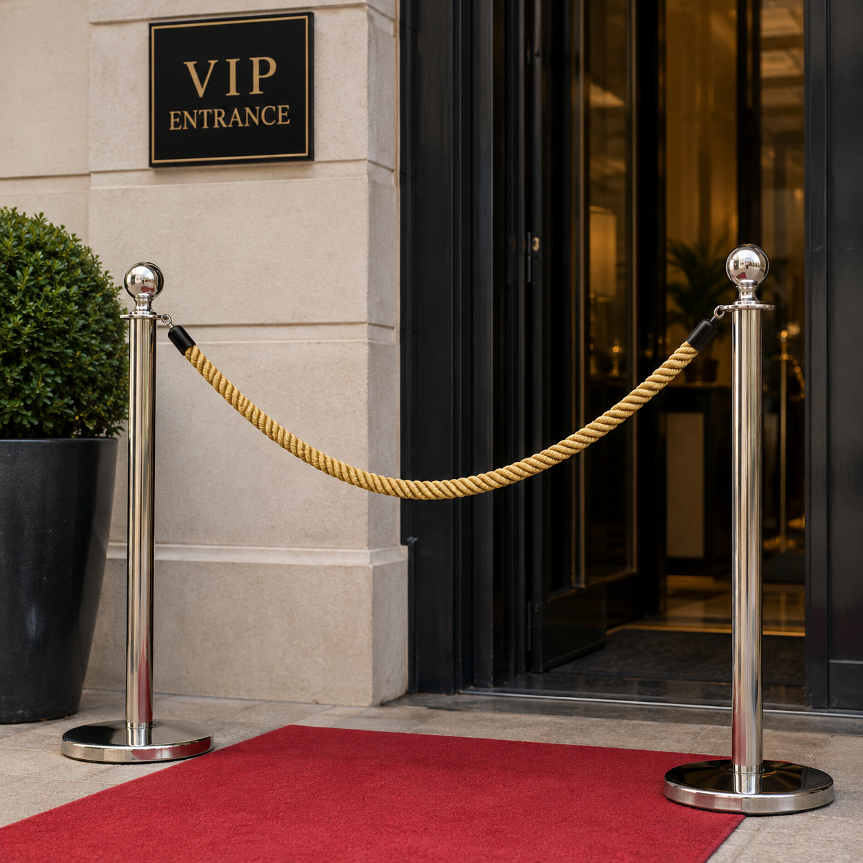 Premium Polypropylene Barrier Rope with Snap Ends for Event Management