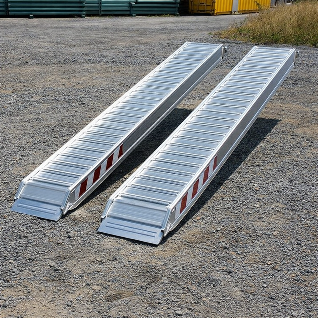 Aluminium Loading Ramps – 5000mm x 400mm – 1500kg Capacity – Plant & Mini Digger