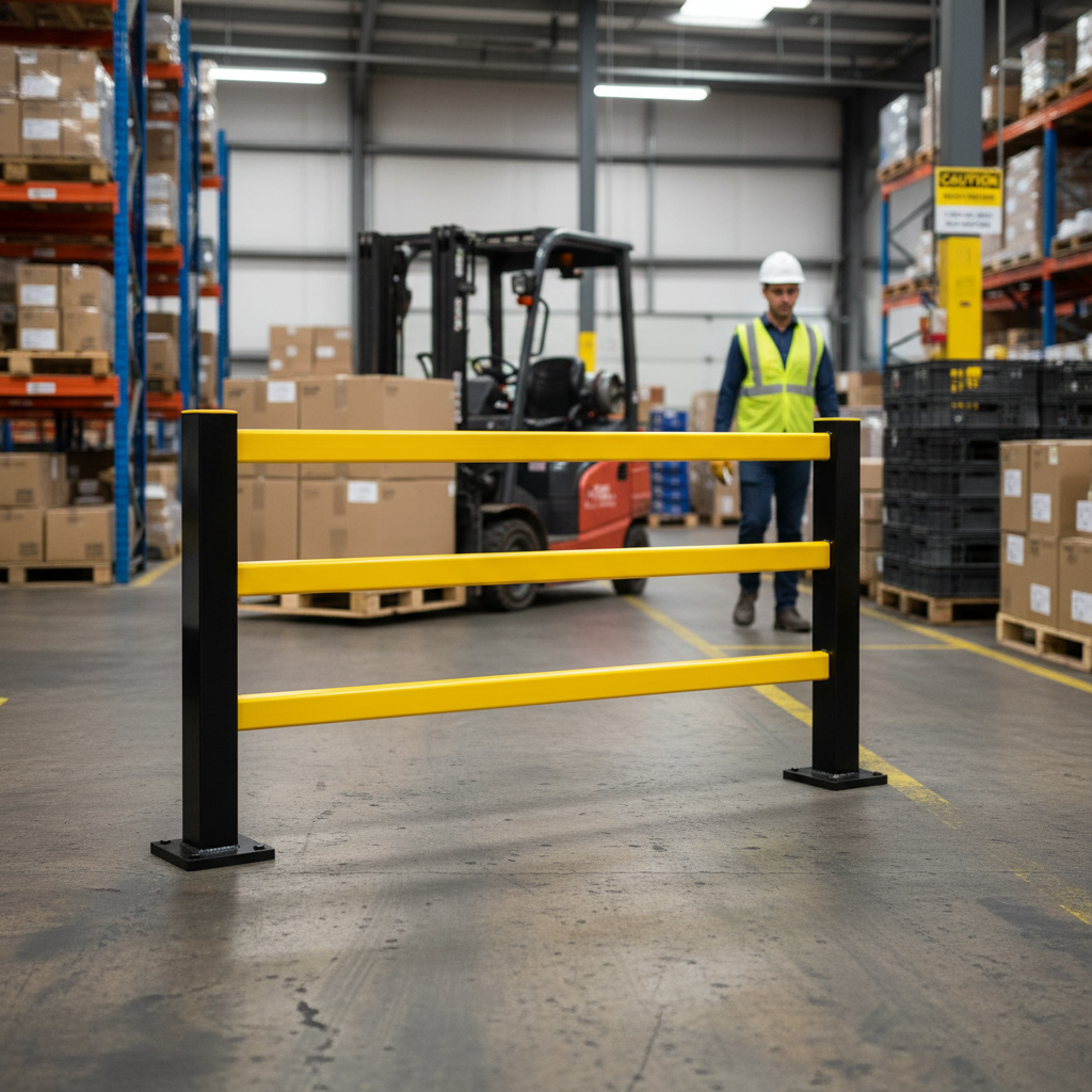 Premium Hybrid Flex Barrier Straight Kit with Flexible Shock-Absorbing Feet and Rails for Enhanced Safety | Barriers Co