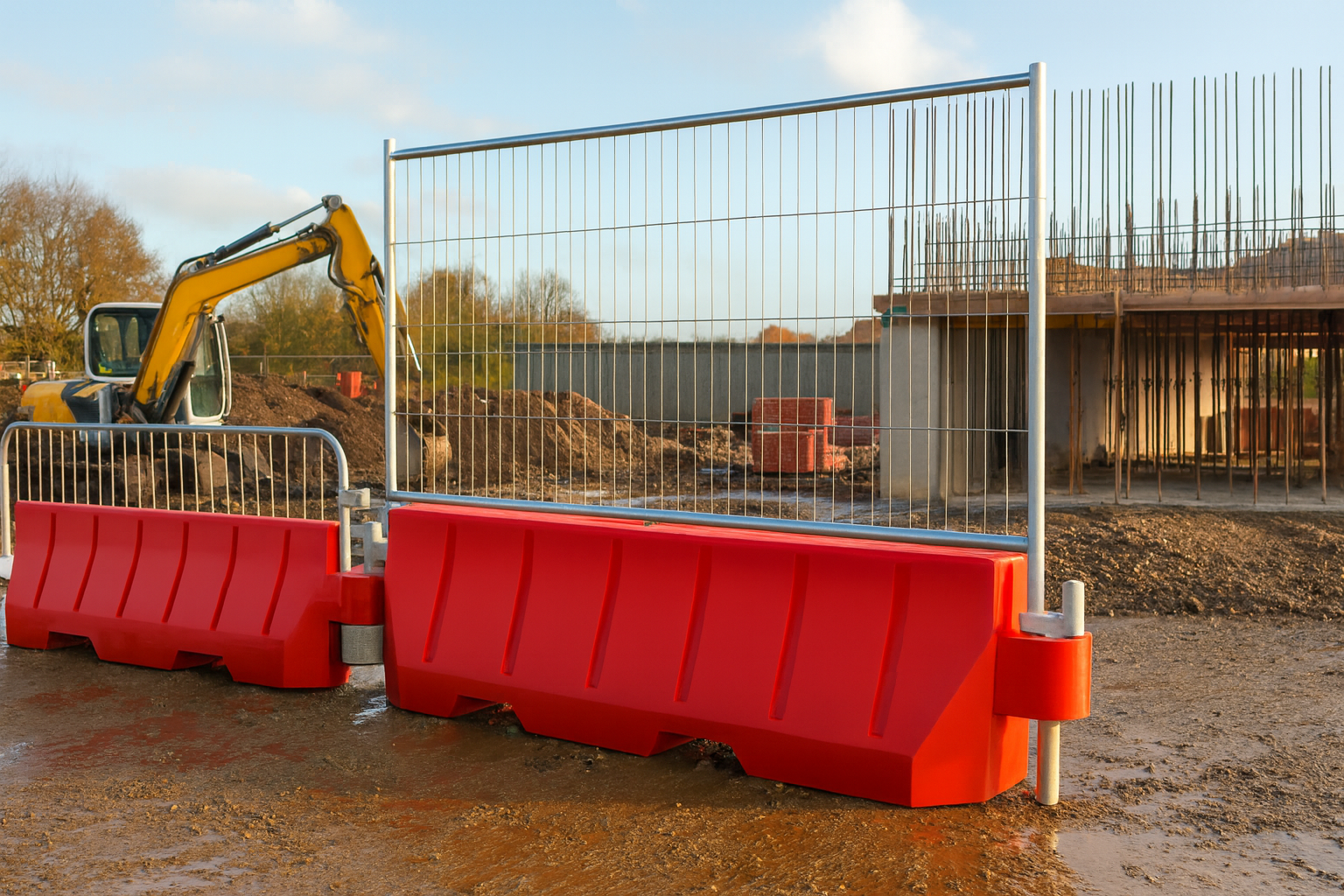 1600mm Water-Filled Sitewall™ Safety Barrier – Heavy-Duty Traffic 1