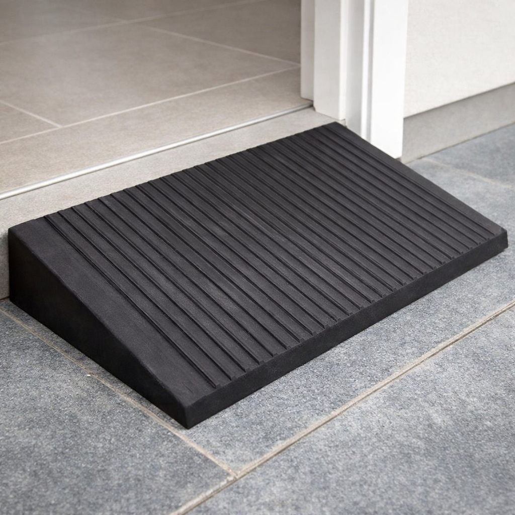Rubber Threshold Ramps – Multiple Sizes – 500kg Capacity – Wheelchair & Scooter Access
