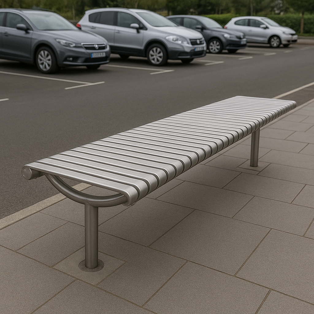 1750mm Duraforgix Compact Steel Bench 2