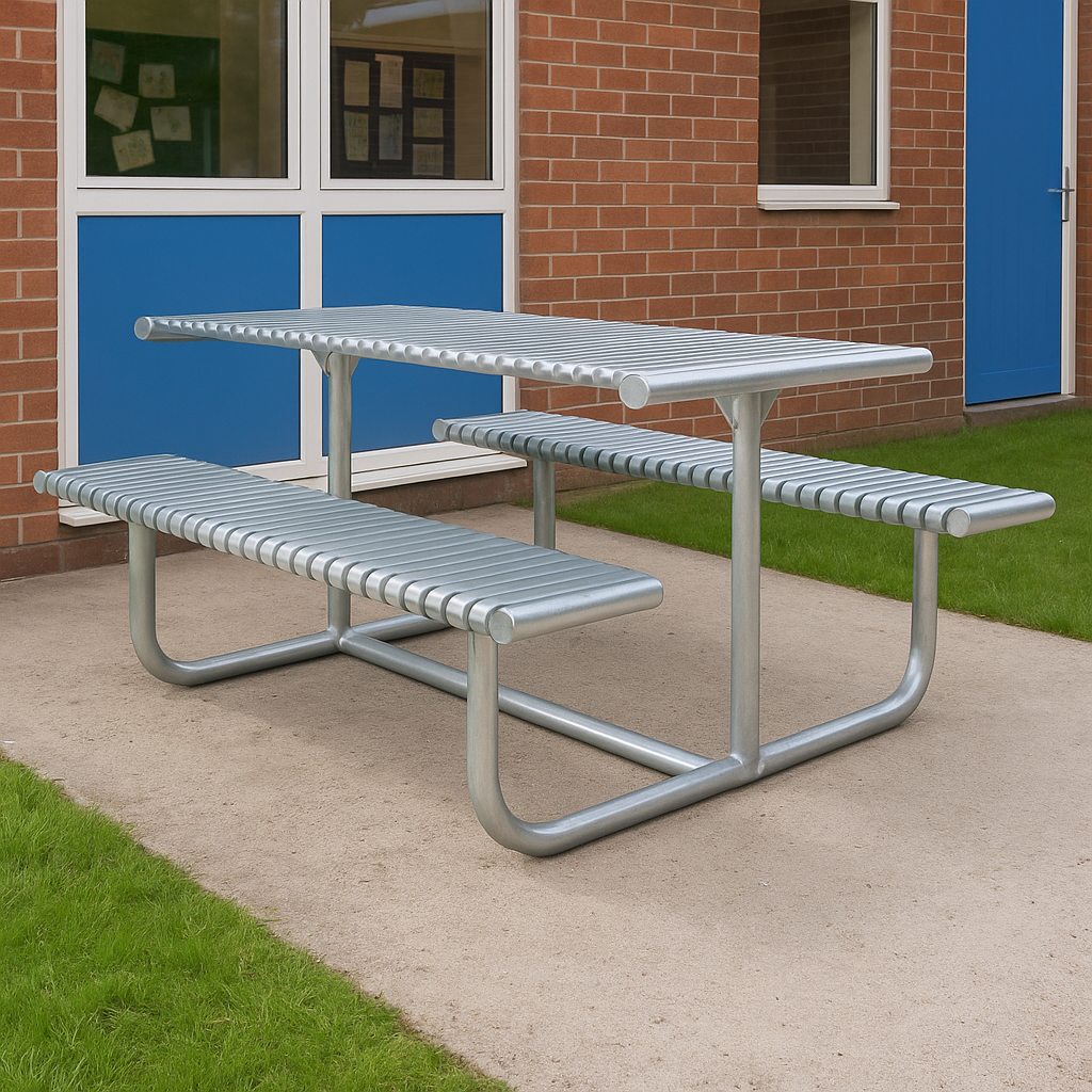 1750mm Duraforgix Heavy-Duty Steel Picnic Table 2