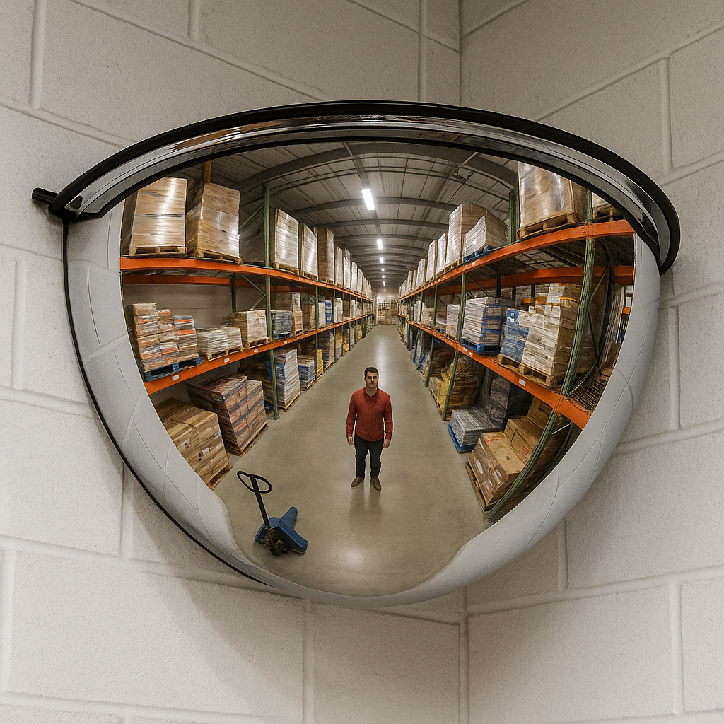 180° Hemispherical Internal Security Mirror 1