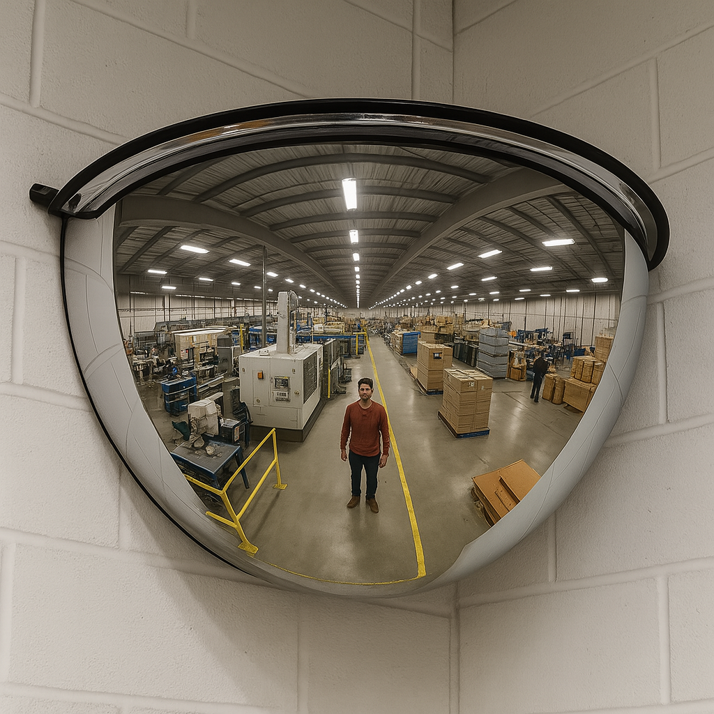 180° Hemispherical Internal Security Mirror 2