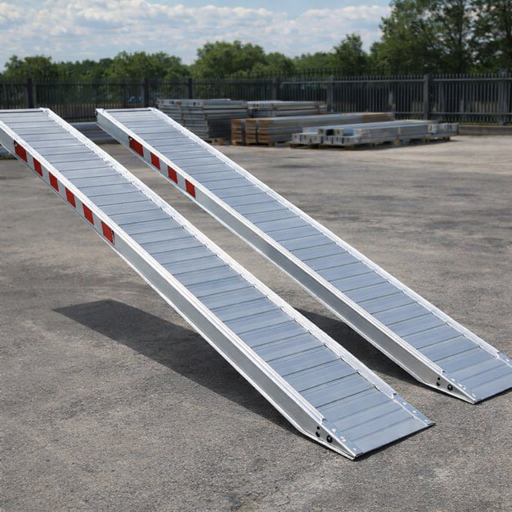 Aluminium Loading Ramps – 4000mm x 580mm – 15010kg Capacity – Industrial Use