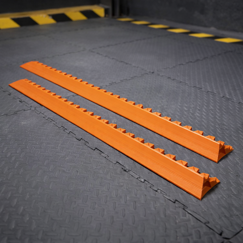 Anti-Fatigue Mat – 152 cm Orange – Nitrile Rubber – Industrial Use
