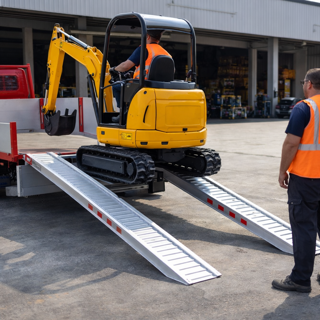 Aluminium Loading Ramps – 4000x360mm – 1500kg Capacity – Vehicle Use