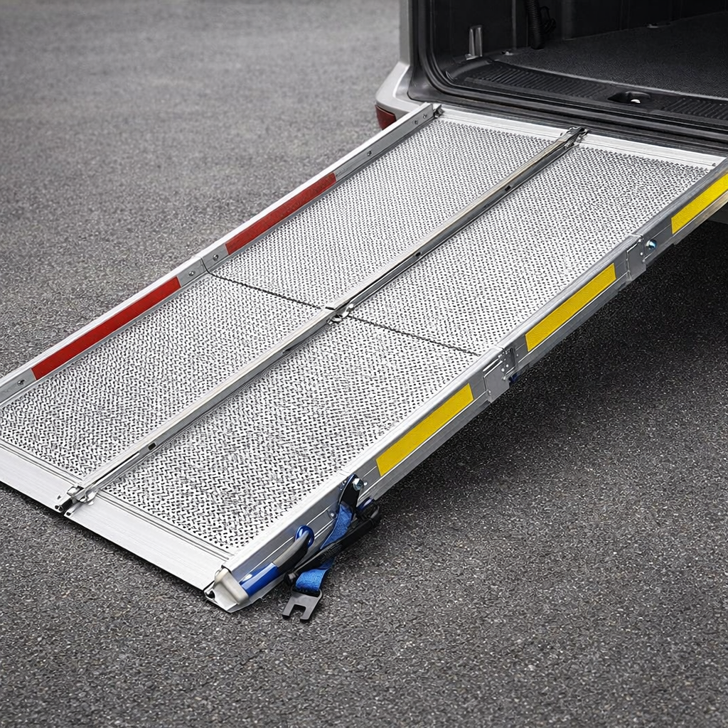 Vehicle Folding Ramp – 900mm Wide – 600kg Capacity – Commercial
