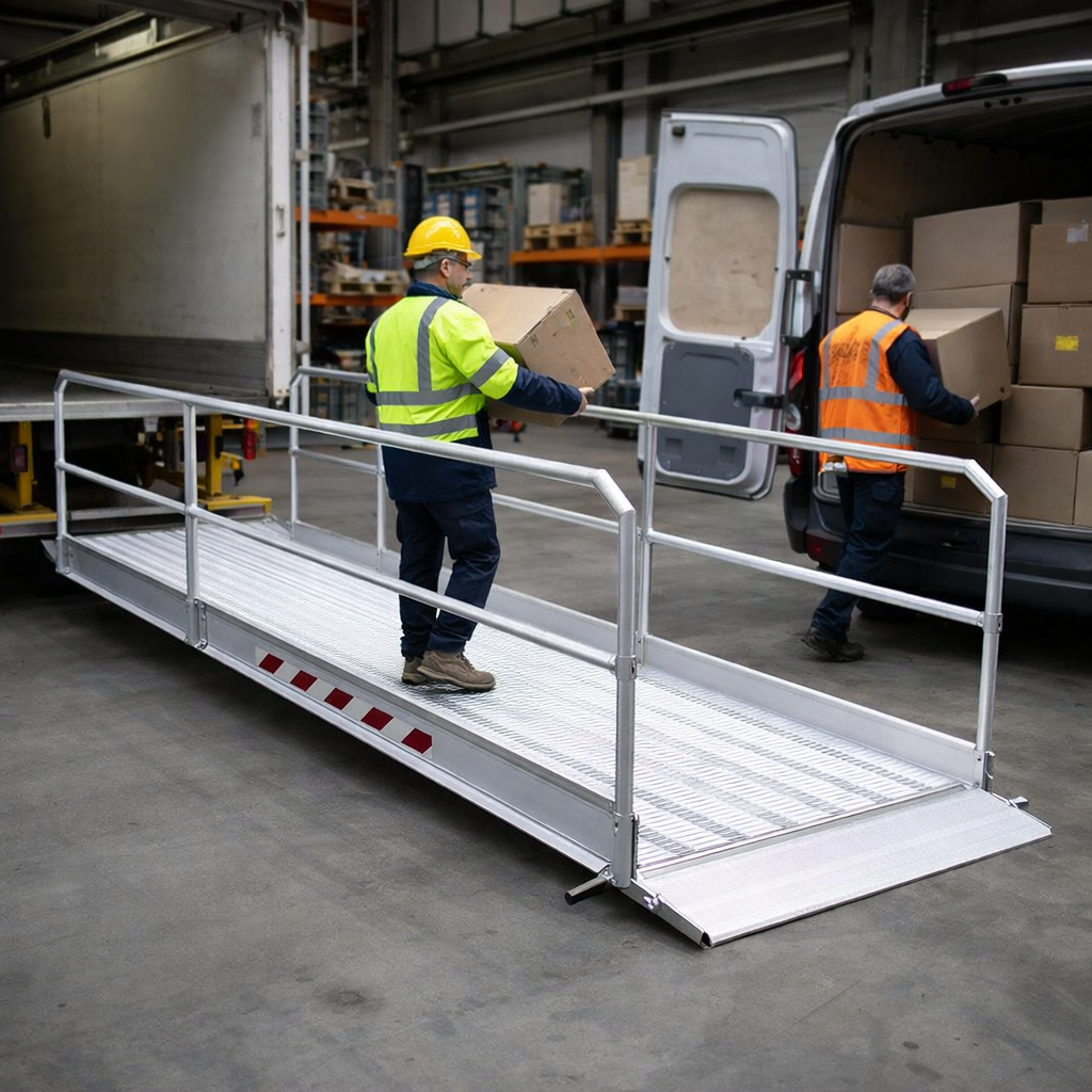 Vehicle Gangway – 5055mm x 1000mm – 1292kg Capacity – Commercial Use