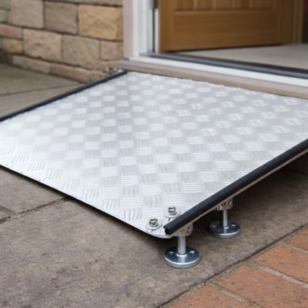 Adjustable Threshold Ramp – 2ft-8ft – 400kg Capacity – Wheelchair & Mobility Access